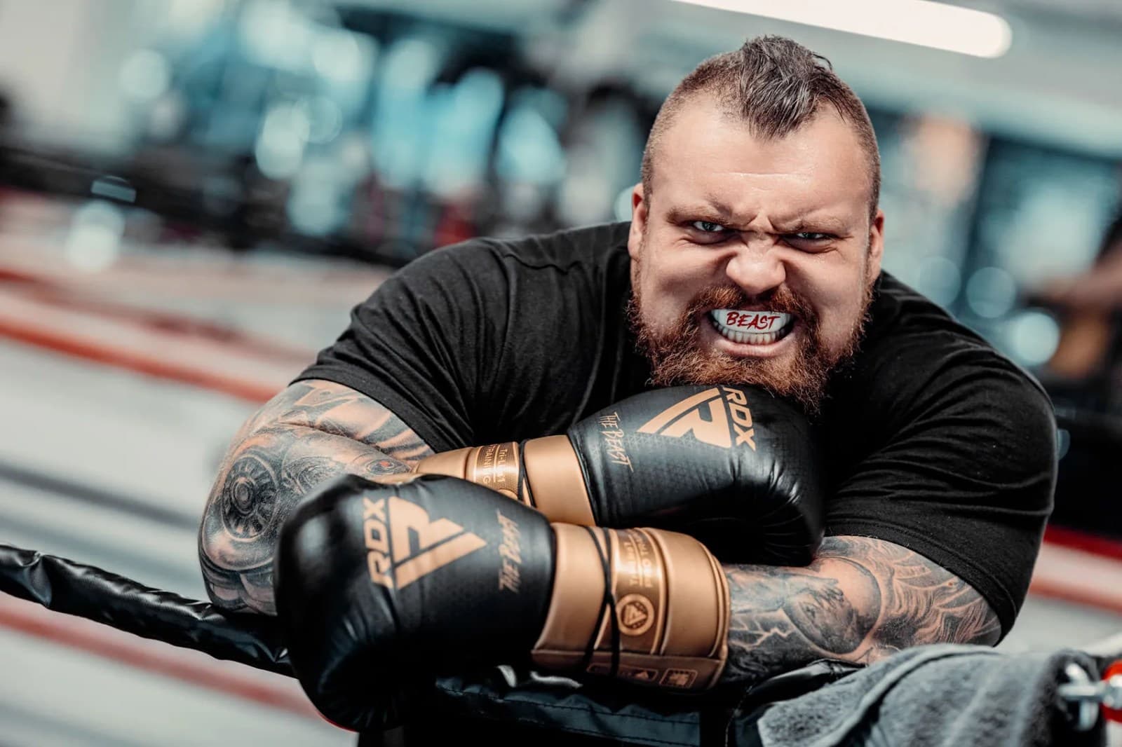Eddie Hall - RDX brand photoshoot at Bailey Studio Nottingham