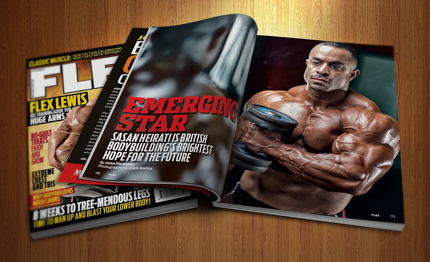 Sasan Heirati UKBFF – Flex Magazine Photoshoot