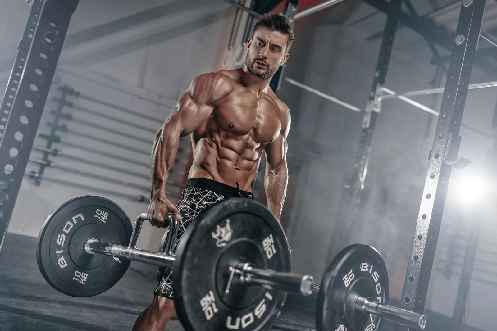 Gym photoshoot in fully equipped private studio