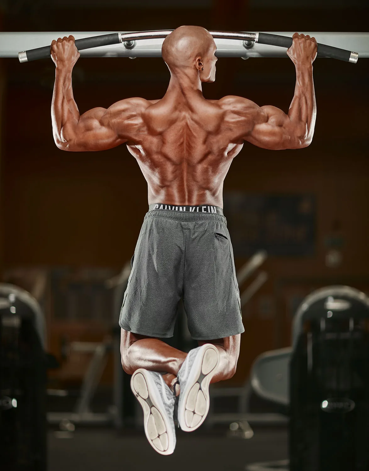 Fitness physique pose - gym photoshoot at Bailey Studio Nottingham