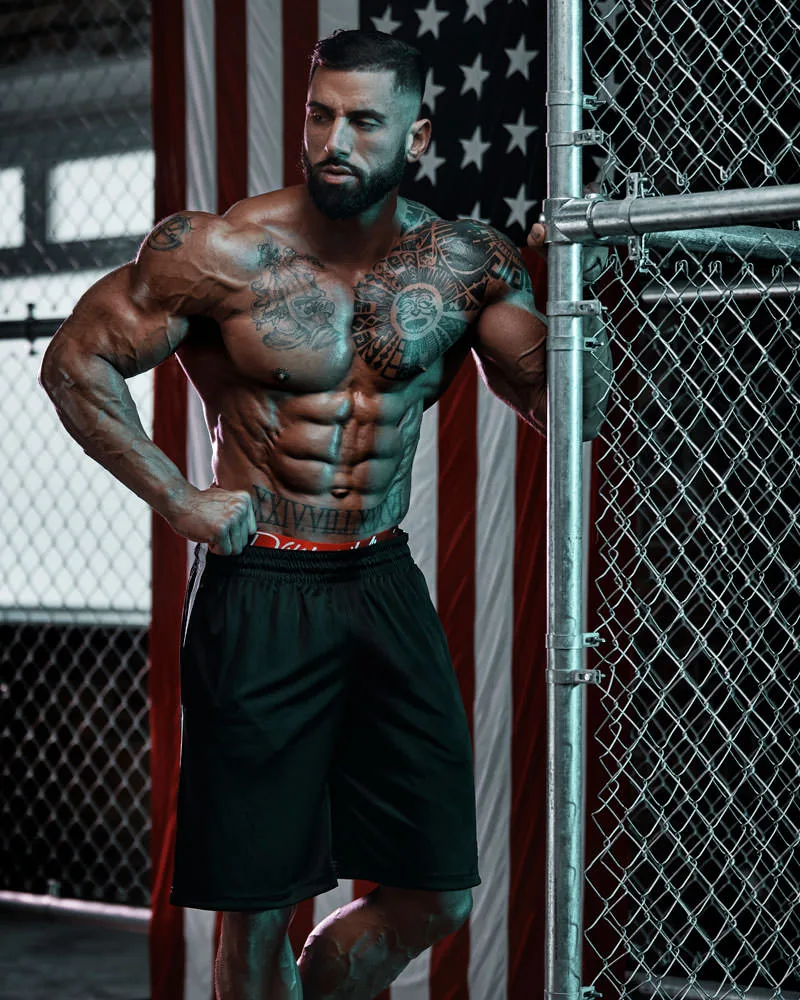 Gym photography with professional lighting and equipment