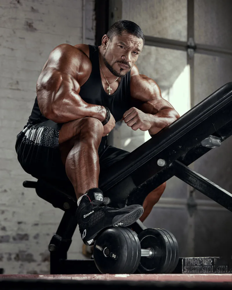Roelly Winklaar - bodybuilding photoshoot at Bailey Studio Nottingham