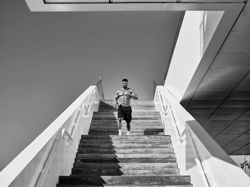 Sergi Constance photographed for London fitness industry