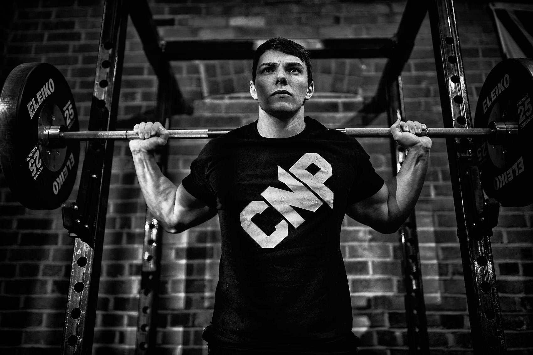 Gym photography B&W